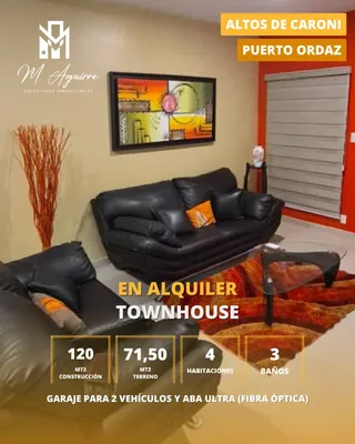 Townhouse en alquiler