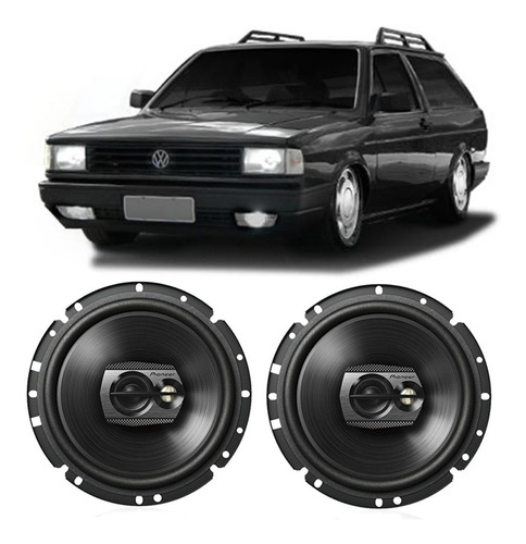 Kit Alto Falante Vw Parati 1982 A 1990 Pioneer 100w Rms