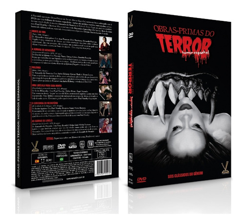 Dvd Obras-primas Do Terror Horror Espanhol - Bonellihq 