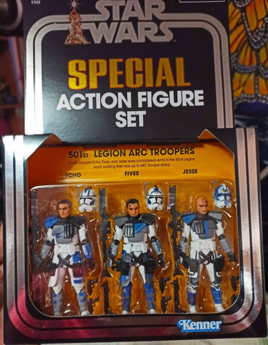 Hasbro Star Wars 501st Legion Arc Troopers Echo, Fives Jesse