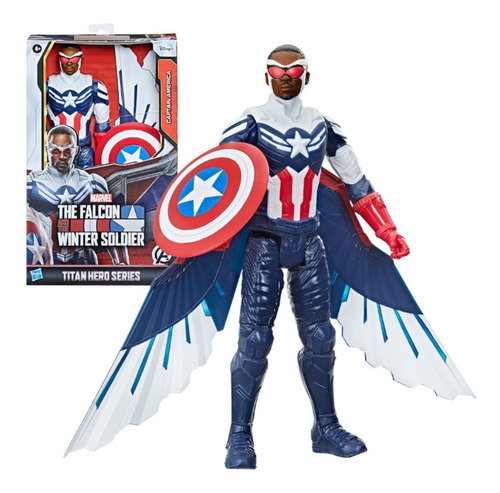 Muñeco Capitán América The Falcon Avengers Hasbro 30 Cm