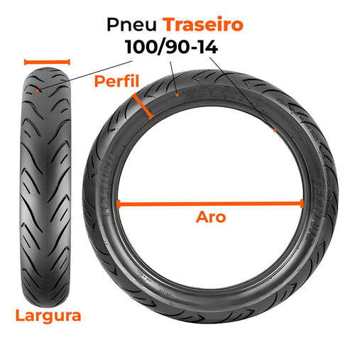 Par Pneu Cruisym 150 90-90-14 + 100-90-14 Technic