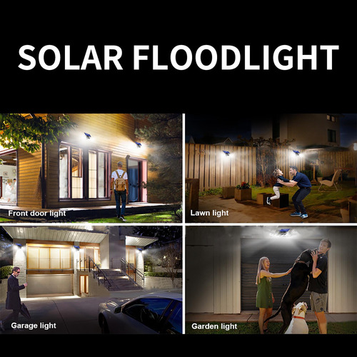 Lámpara Solar De Pared Q Night Lights, 30 Led, Human Bo
