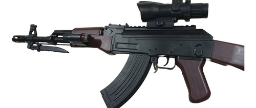 Rifle Juguete Airsoft Ak-47 Automática Hidrogel - Navidad