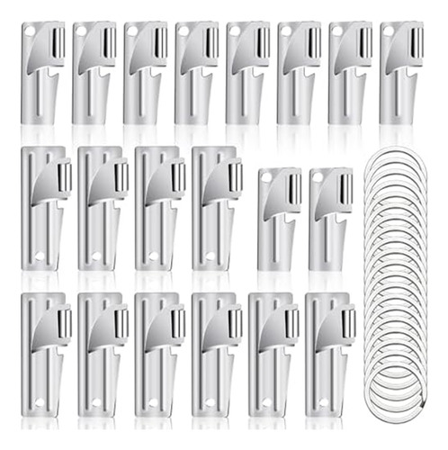 Abridores De Latas P38 Y P51 Con Llaveros, Acero Inoxidable