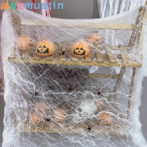 Decoración De Halloween Atrezzo 120g Telaraña, Navidad