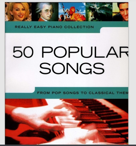 50 Popular Song / Partituras Para Piano Artistas Y Peliculas