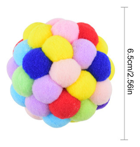 Juguete De Pelota Para Gatos Juguete De Bolas De Pompones De