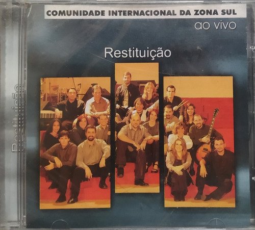 Comunidade Inter.da Zona Sul Ao Vivo Cd Original Lacrado