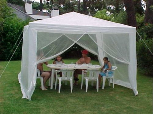 Gazebo Con Mosquitero 3x3x2.50 Gran Aventura