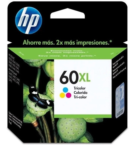 Cartucho Hp 60xl Color Original Cc644wl F4280 4480