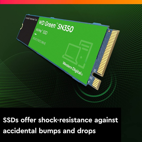 Imagen 3 de 4 de Ssd Interna Western Digital Green Ssd 1tb Sn350 Nvme