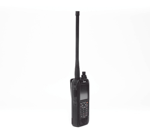 Radio Portátil Aéreo Icom Ica25c Vhf Con Display Y Teclado