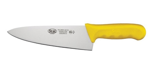 Cuchillo Para Chef 8 Pulgadas Mango Amarillo Winco