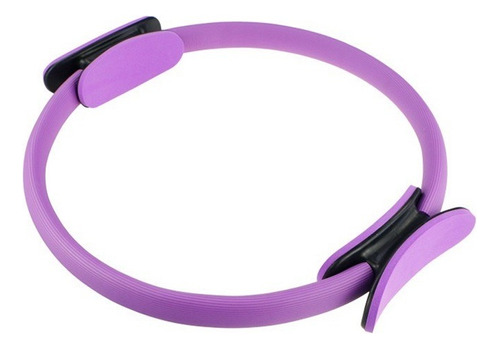 Kit C/3 Anéis De Pilates Yoga Arco Tonificador Flexível Cor Roxo