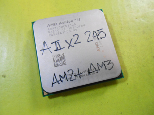 Micro Procesador Amd Athlon Ii X2 245 Socket Am2+ Am3 2.9ghz (Usado)