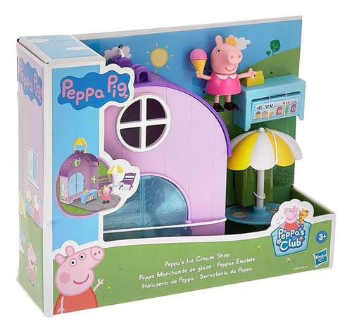 Boneca Playset Sorveteria Da Peppa Pig F4387