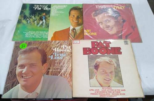 Lp Vinil - Pat Boone - 5 Discos