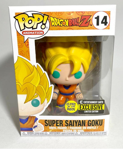Dragon Ball Z Super Saiyan Goku #14 Glow Funko