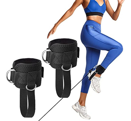 2pzs Correas De Tobillo Tobilleras Poleas Gym Para Cable