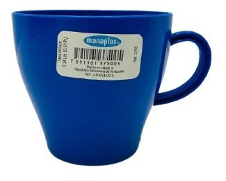 Taza Cafe Lujo Plastico Manaplas 1450 0,55 Xavi