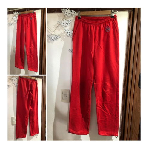 Pantalon Jogging Rojo De Scombro Original Calidad Premium