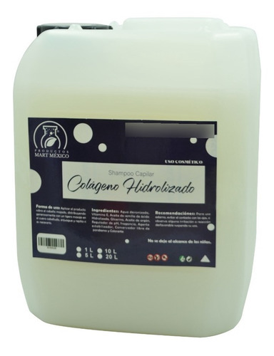 Shampoo De Colágeno Reparación Intensiva 5lts