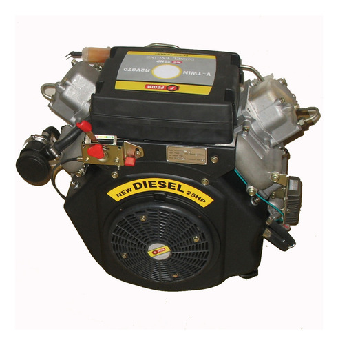 Motor Explosion Horizontal Diesel 25 Hp Fema Bicilindrico