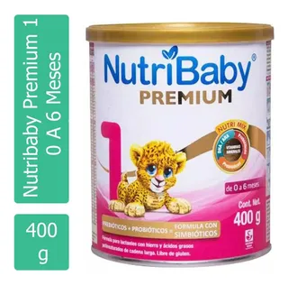 Leche de fórmula en polvo Ethical Nutrition NutriBaaby 1 en lata de 1 de 400g - 0 a 6 meses