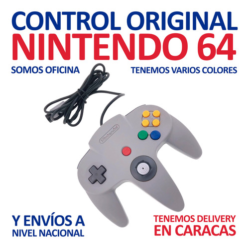 Excelente Control Original Para Nintendo 64
