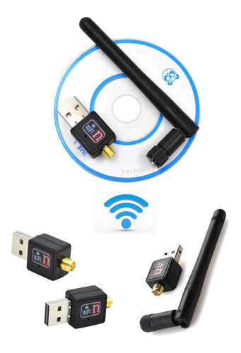 Adaptador Wifi Pc Notebook Antena Usb Receptor 1200bps