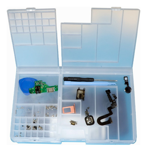 Caja Organizador Pastillero Plástico 3 Divisiones Multiusos