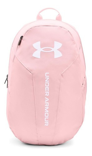 Mochila Under Armour Hustle Lite Pink Cor Rosa Desenho do tecido 930483