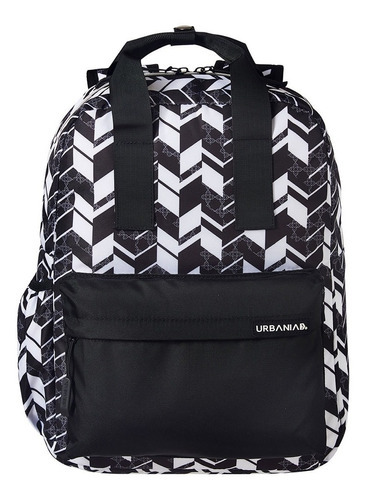 Mochila Para Computadora Juvenil Basics Ur83154lc Urbania Color Negro Diseño de la tela Textil