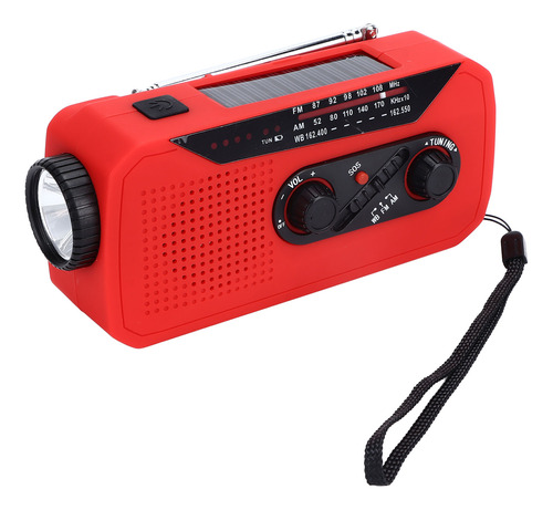 Linterna De Emergencia, Radio, Generación De Energía Manual,