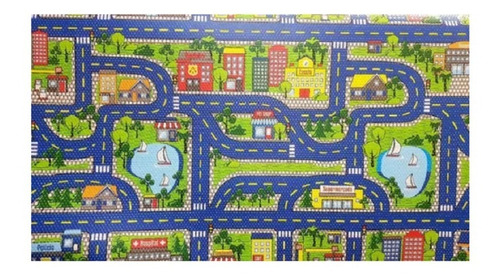 Tapete Infantil Super Macio Térmico 1,00x1,30m Pista 