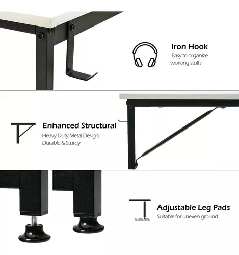  Mesa de oficina de escritorio para computadora, 31