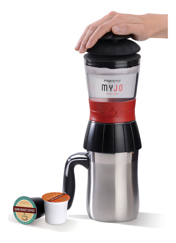 Presto Myjo® Cafetera De Una Sola Taza, Color Negro