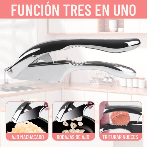 Prensa De Ajos Multifuncional Acero Inoxidable Para Cocina