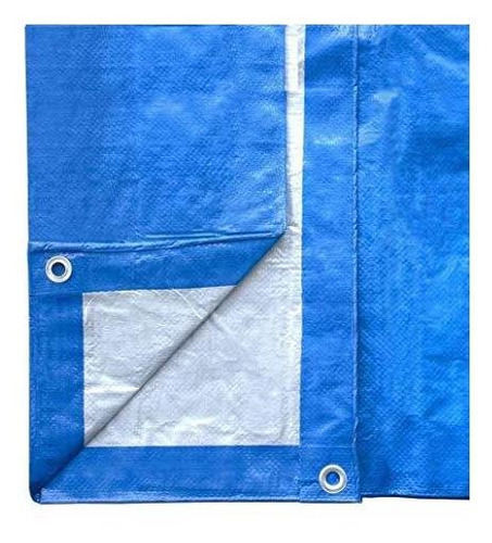 20' X 25' Azul Y Plata Reversible Multifunción Anti-cubierta