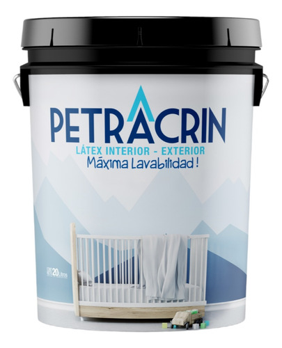 Pintura Petracrin 20lt Lavable Interior Exterior Pared Cubri