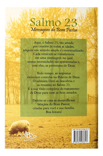 Salmo 23 - Mensagens Do Bom Pastor | MercadoLivre