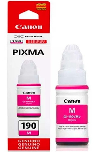 Tinta Canon Gi-190 Tinta Continua G1100 G2100 G3100 G4100