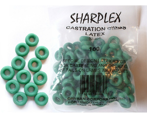 Anillos Elastrator Castrar Descolar Marca Sharpflex X 500