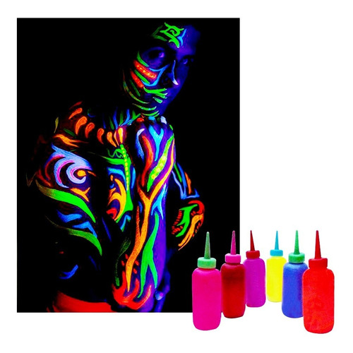 Pintura Fosforecente Neon Uv