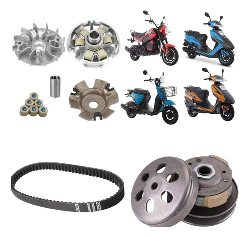 Kit De Transmision Para Motoneta D150lt D150