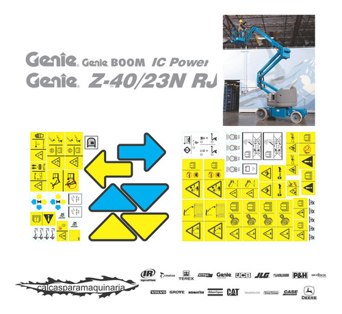 Kit De Calcas De Restauración Para Genie Z 40-23 N Rj