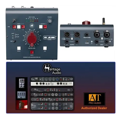 DTM・DAW RAM System 1000 / Heritage Audio Monitor Control Bluetooth Heritage Audio Ram System 1000