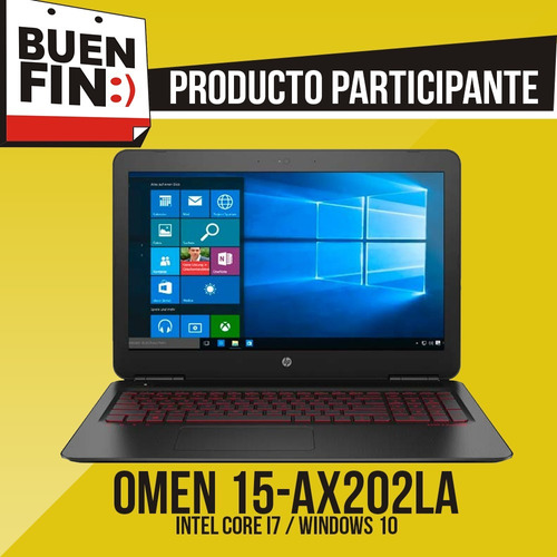 Hp Omen Ax202la 1tb Dd Ssd 128 Gb Nvidia Gtx 1050, Buen Fin