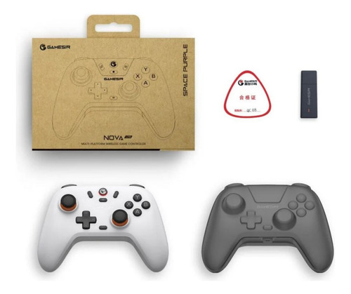 Controle Gamesir T4 Nova Lite Sem Fio Para Pc Switch Android Branco